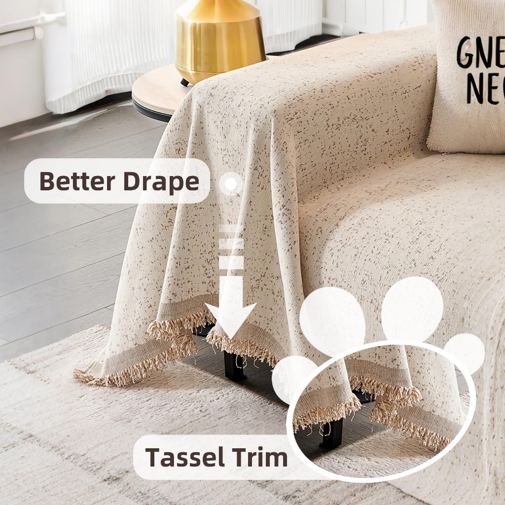Vỏ bọc ghế sofa chống trượt đa năng bốn mùa, Vỏ bảo vệ trẻ em động vật, Chăn sofa có thể giặt được Chenille đa chức năng