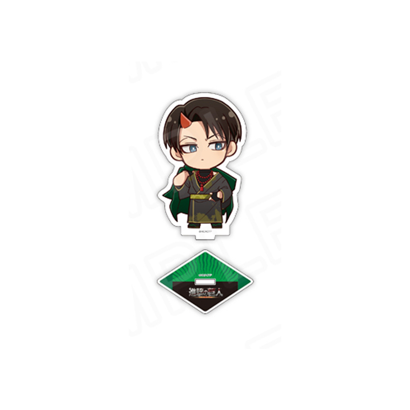 Tấn công Titan Oni Night Parade Acrylic Stand Levi Eren Fan-made Anime Merch Anime Sưu Tập Quà Tặng