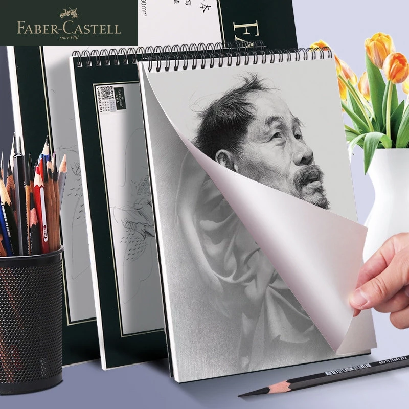 Faber-Castell Sketchbook 160g 20 tờ 8K / 16K Nghệ Sĩ Vẽ Phác Thảo Pad Đồ Dùng Nghệ Thuật Dấu Thiên T