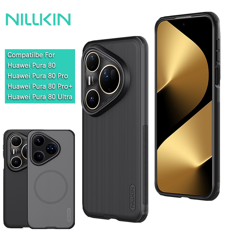 Nillkin Cho Huawei Pura 80 Ultra / 80 Pro + / 80 Pro Plus Siêu Mờ Lá Chắn Từ Tính Nhựa Cứng Ốp lưng Vỏ Bảo Vệ
