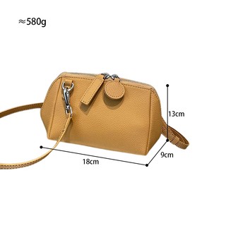 Túi đeo vai nữ da thật chính hãng Phong cách mới Thời trang Túi xách thông thường Lớp đầu tiên Da bò