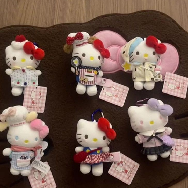 Mặt dây chuyền búp bê sang trọng búp bê Kitty dễ thương