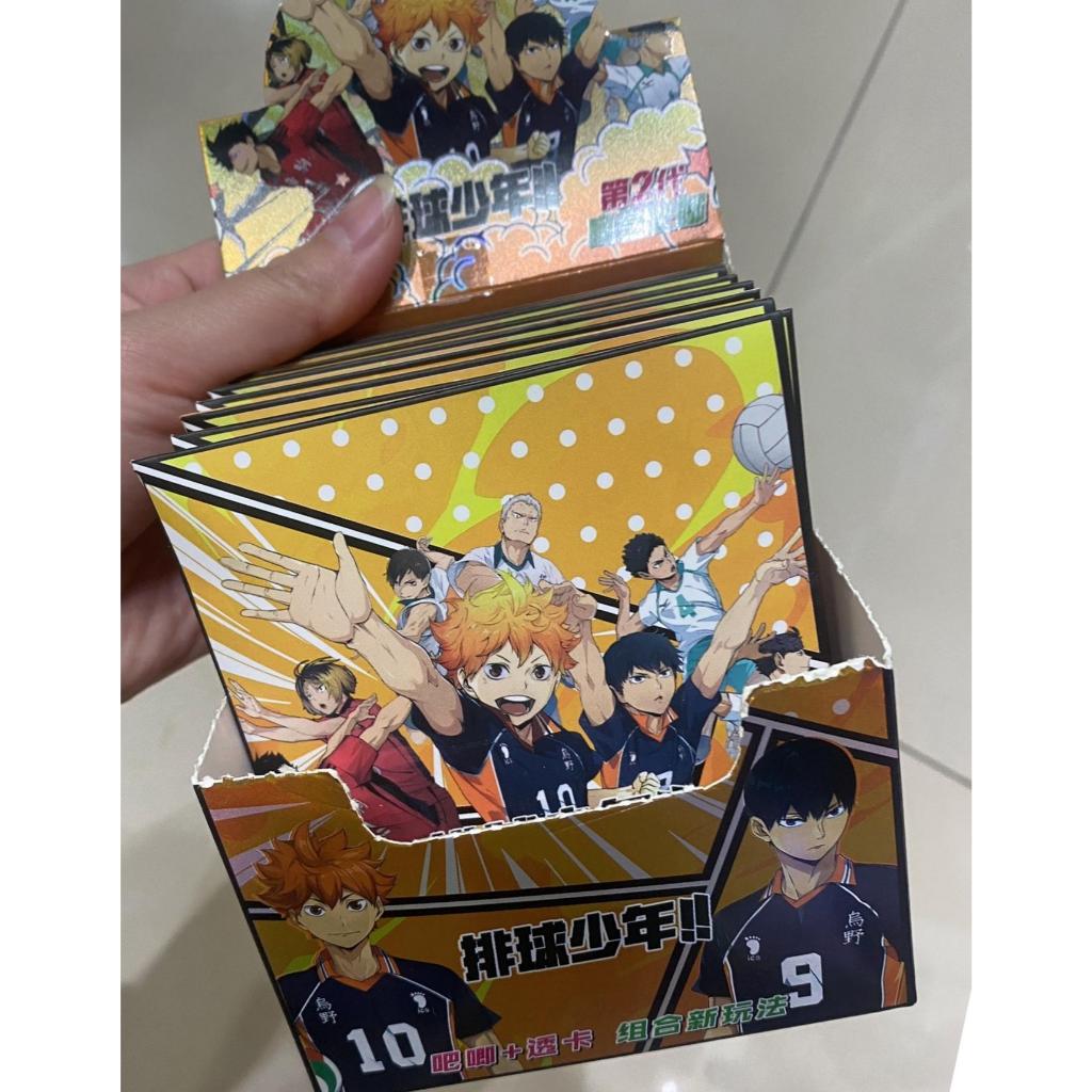 Haikyuu!! Hàng hóa Anime – Pin huy hiệu Flash 75mm + Bộ hộp mù thẻ trong suốt HD