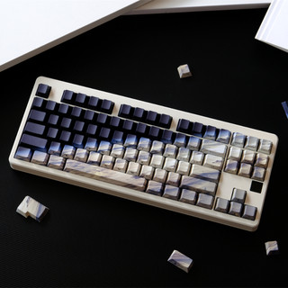 Earth Side Shine Through Keycaps PBT Dye-sub Cherry Profile Keycap Custom Keycaps Tương thích với Cherry Gateron MX Switch