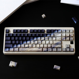 Earth Side Shine Through Keycaps PBT Dye-sub Cherry Profile Keycap Custom Keycaps Tương thích với Cherry Gateron MX Switch