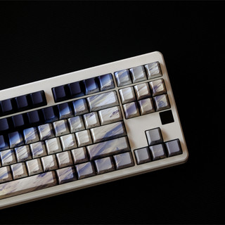 Earth Side Shine Through Keycaps PBT Dye-sub Cherry Profile Keycap Custom Keycaps Tương thích với Cherry Gateron MX Switch