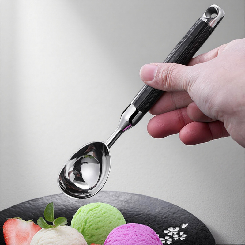 ​Múc Kem Inox 304 Chống Dính | Long Handle Stainless Steel Ice Cream Scoop​