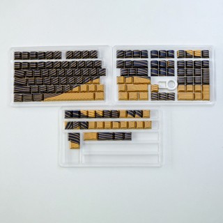 Vàng đen gợn sóng bên cạnh tỏa sáng qua Keycaps PBT Dye-sub Cherry Profile Keycap Tùy chỉnh Keycaps Tương thích với Cherry Gateron MX Switch