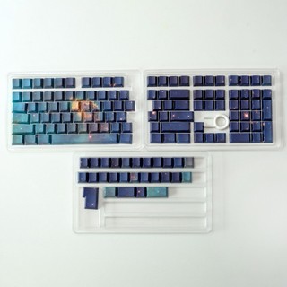 Tinh vân Side Shine Through Keycaps PBT Dye-sub Cherry Profile Keycap Custom Keycaps Tương thích với Cherry Gateron MX Switch