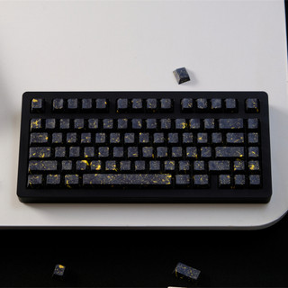 Vàng Đen Bên Tỏa Sáng Qua Keycaps PBT Dye-sub Cherry Profile Keycap Tùy Chỉnh Keycaps Tương Thích Với Cherry Gateron MX Switch
