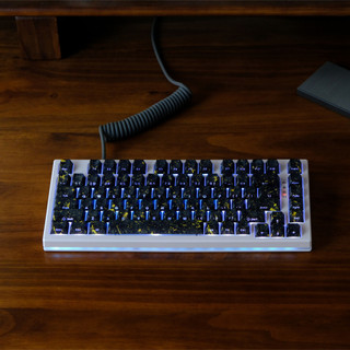 Vàng Đen Bên Tỏa Sáng Qua Keycaps PBT Dye-sub Cherry Profile Keycap Tùy Chỉnh Keycaps Tương Thích Với Cherry Gateron MX Switch