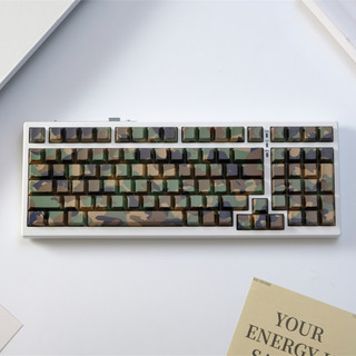 Ngụy Trang Bên Tỏa Sáng Qua Keycaps PBT Dye-sub Cherry Profile Keycap Tùy Chỉnh Keycaps Tương Thích Với Cherry Gateron MX Switch