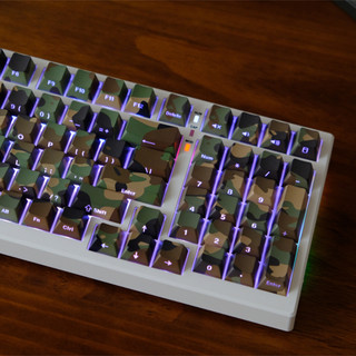 Ngụy Trang Bên Tỏa Sáng Qua Keycaps PBT Dye-sub Cherry Profile Keycap Tùy Chỉnh Keycaps Tương Thích Với Cherry Gateron MX Switch