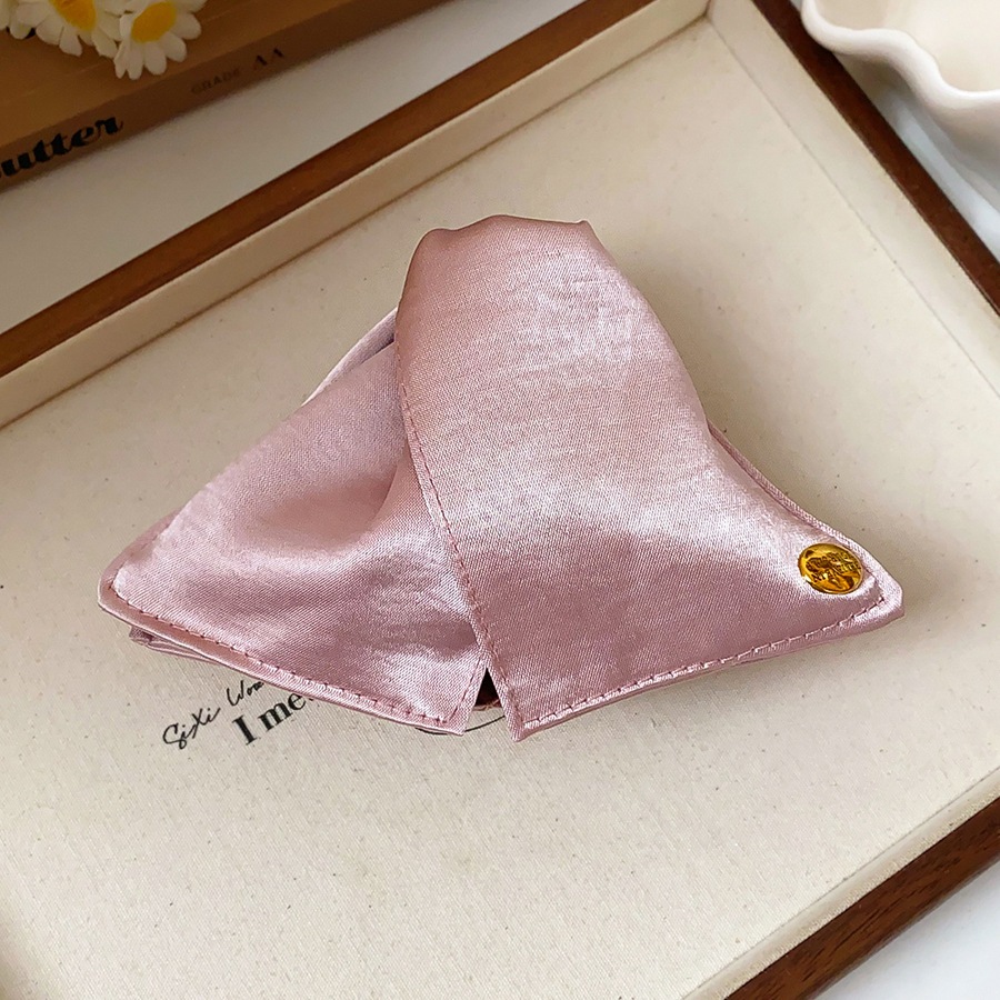 [Jewbeauty] Kẹp tóc thời trang tam giác vải satin cỡ lớn, phụ kiện tóc bện