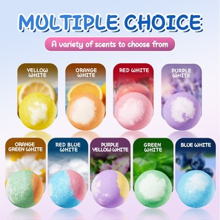 [2 Cái / bộ] SADOER Nước Hoa Quả Tắm Muối Bóng Fizzing Ball Bồn Tắm Bong Bóng Bồn Tắm Dầu Bóng Sạch Toàn Thân Bóng Muối 100g / chiếc