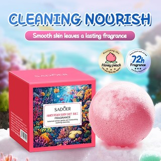 [2 Cái / bộ] SADOER Nước Hoa Quả Tắm Muối Bóng Fizzing Ball Bồn Tắm Bong Bóng Bồn Tắm Dầu Bóng Sạch Toàn Thân Bóng Muối 100g / chiếc