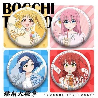 Huy hiệu nút cài áo Bocchi the Rock anime - Đồ chơi bộ sưu tập cosplay và túi trang trí quà tặng