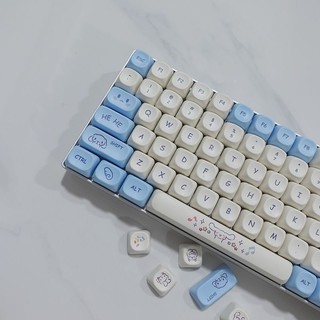 Cinnamoroll Keycaps PBT Dye-sub MA / MOA / XDA Profile Keycap Custom Keycaps