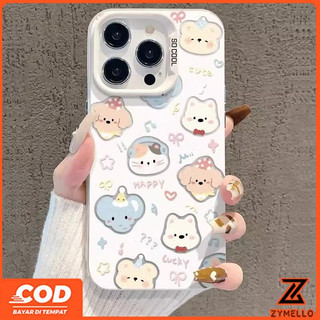 Ốp Lưng Cho OPPO Reno 15F Reno 14F Reno 14 Pro Reno 13F Reno12 F Reno11 F Reno 11 Pro Reno 10 Reno 8T Reno 8Z Reno 7Z Reno8 Chú Chó Con Dễ Thương Gấu Voi Chống Sốc Điện Thoại TPU ca