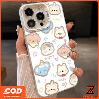Ốp Lưng Cho OPPO Reno 15F Reno 14F Reno 14 Pro Reno 13F Reno12 F Reno11 F Reno 11 Pro Reno 10 Reno 8T Reno 8Z Reno 7Z Reno8 Chú Chó Con Dễ Thương Gấu Voi Chống Sốc Điện Thoại TPU ca
