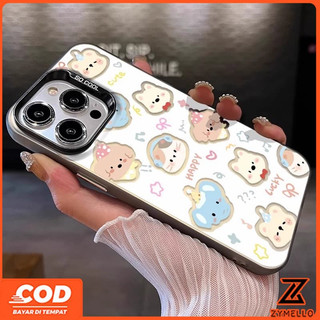 Ốp Lưng Cho OPPO Reno 15F Reno 14F Reno 14 Pro Reno 13F Reno12 F Reno11 F Reno 11 Pro Reno 10 Reno 8T Reno 8Z Reno 7Z Reno8 Chú Chó Con Dễ Thương Gấu Voi Chống Sốc Điện Thoại TPU ca
