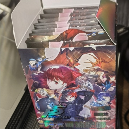 Bộ huy hiệu hộp mù Persona 5 | Thẻ Pin + Flash 75mm | Phiên BẢN THỨ 3 | Bộ sưu tập Anime | Huy hiệu dập nổi, Thẻ trong suốt