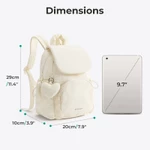 BAGSMART Ba lô Mini dành cho nữ, Ba lô đại học cho 10 Inch, Gói Daypack du lịch thông thường dành cho nữ, Túi đựng sách đi lại nhẹ chống nước — ảnh 2