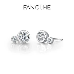 FanciMe Dream Stud Bông Tai Sterling Bạc Thiết Kế Sang Trọng Trang Sức Kỷ Niệm Quà Tặng Cho Bạn Gái