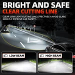 Bóng đèn pha ô tô LED Roadsun H4 Ống kính máy chiếu Mini H7 H11 H8 9005 HB3 9006 HB4 Siêu sáng 50000LM Đèn pha Foglamp Canbus Không lỗi 6000K 200W 12V 24V Có quạt Tuổi thọ cao — ảnh 4
