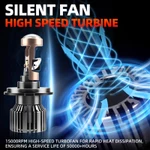 Bóng đèn pha ô tô LED Roadsun H4 Ống kính máy chiếu Mini H7 H11 H8 9005 HB3 9006 HB4 Siêu sáng 50000LM Đèn pha Foglamp Canbus Không lỗi 6000K 200W 12V 24V Có quạt Tuổi thọ cao — ảnh 5