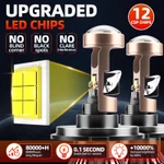Bóng đèn pha ô tô LED Roadsun H4 Ống kính máy chiếu Mini H7 H11 H8 9005 HB3 9006 HB4 Siêu sáng 50000LM Đèn pha Foglamp Canbus Không lỗi 6000K 200W 12V 24V Có quạt Tuổi thọ cao — ảnh 2