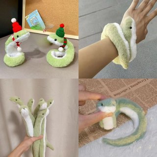 Búp bê nhồi bông bằng rắn, Quấn sang trọng quanh cánh tay Đồ chơi sang trọng năm con rắn, Búp bê đi cùng trẻ em Rắn nhỏ mềm hoạt hình Búp bê