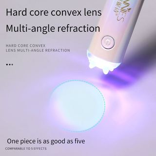 ANNIES Đèn nướng móng tay khô nhanh / UV / LED Mini Sạc di động Flat-Line Phototherapy Đèn làm móng tay
