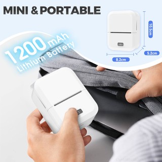 Máy in nhãn nhiệt Marklife X2 Bluetooth di động, in mã vạch, tạo nhãn tự dính