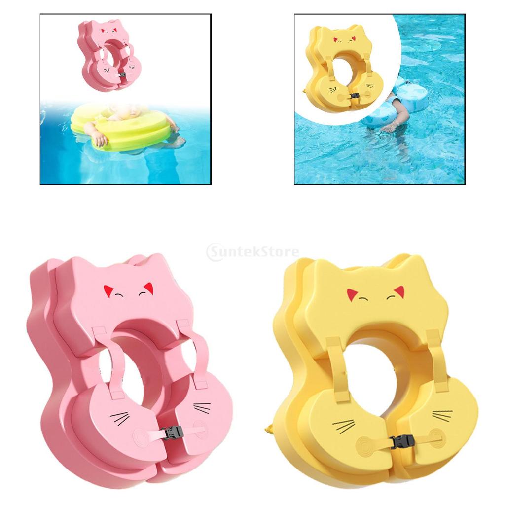 Gamchiano Trẻ Sơ Sinh Bể Bơi Phao Bơi Cho Bé Phao Phao Nước Bể Bơi Tăng Cường Tựa Đầu Bể Bơi Cho Bé Trai Bé Gái Trẻ Em Tập Đi