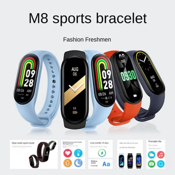 Mới M8 Vòng Tay Thông Minh Thể Thao Nhịp Tim Huyết Áp Ngủ Máy Đo Nhịp Tim Theo Dõi Sức Khỏe Thông Tin Vòng Tay Điện Tử Thời Tiết
