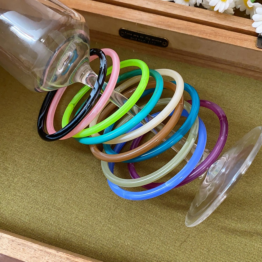 Vòng tay acrylic hình học màu sắc, phong cách cổ điển, thời trang và multifunctional, trang sức cao cấp bán buôn