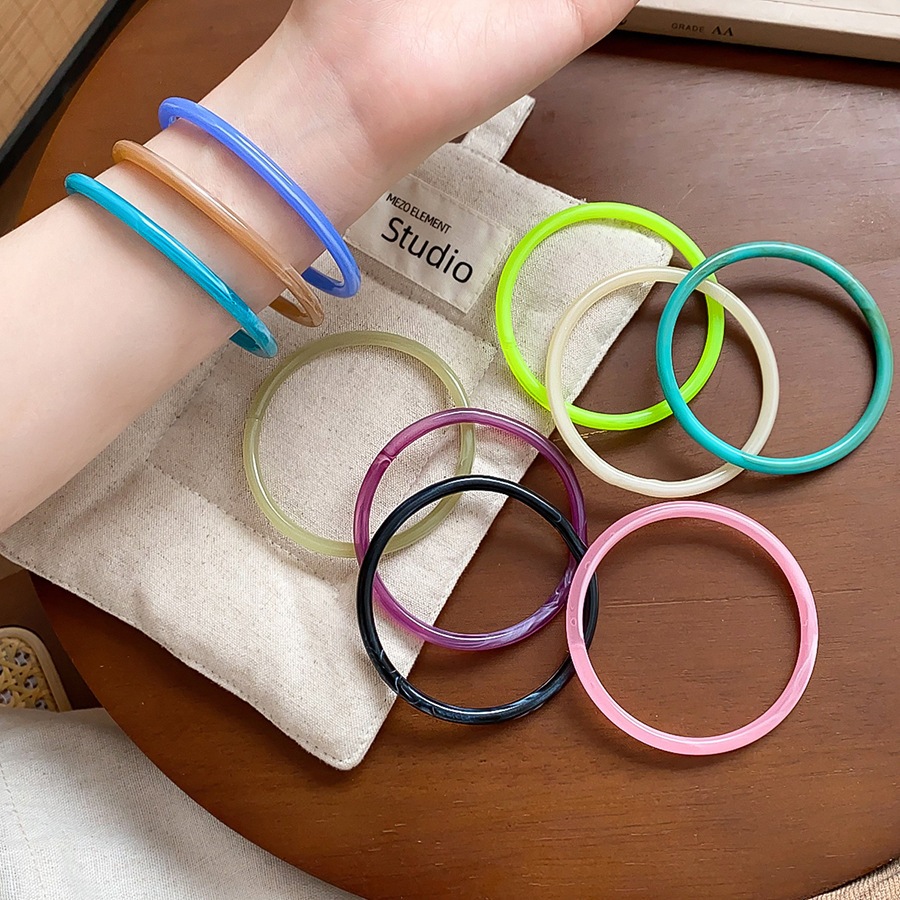 Vòng tay acrylic hình học màu sắc, phong cách cổ điển, thời trang và multifunctional, trang sức cao cấp bán buôn