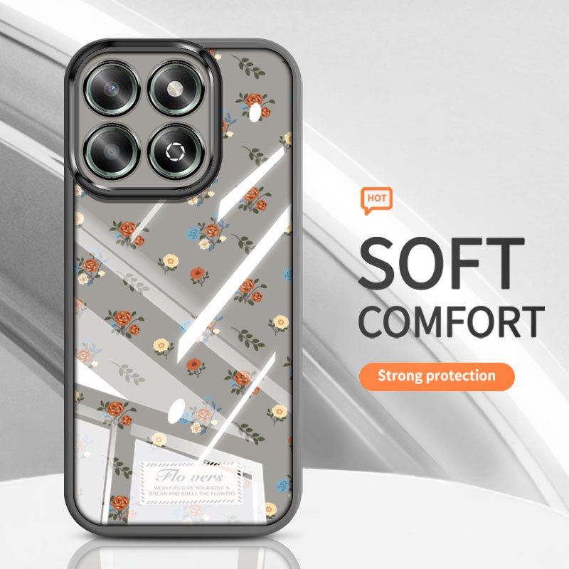 YBD Cho Honor X7E X7D 400 Smart X6C X5B Plus X6A Plus X6B Plus X6S X6 X8 X8A X7C 200 Vỏ Điện Thoại Thông Minh Vintage Hoa Hồng Nhiều Màu Sắc Bướm