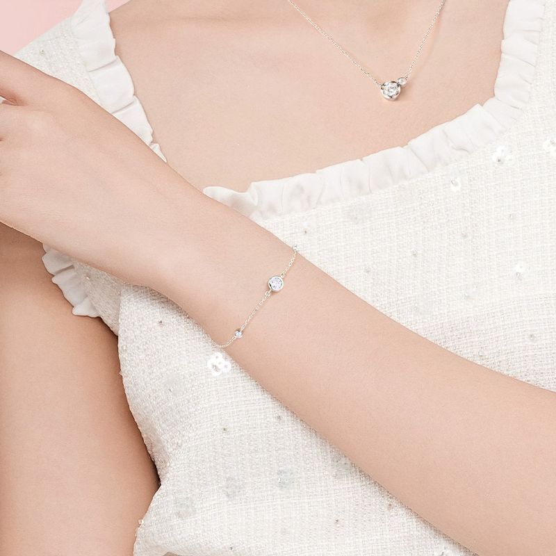 FanciMe Bạc Bong Bóng Giấc Mơ Vòng Tay Sang Trọng Thiết Kế Tối Giản Quà Tặng Kỷ Niệm Độc Đáo Trang Sức Thanh Lịch