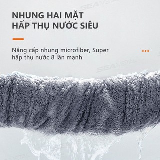 SEAMETAL 500GSM Khăn Rửa Xe Làm Sạch Vải Rag Dày San Hô Lông Cừu Microfiber Khăn Chi Tiết Xe Dụng Cụ Chăm Sóc