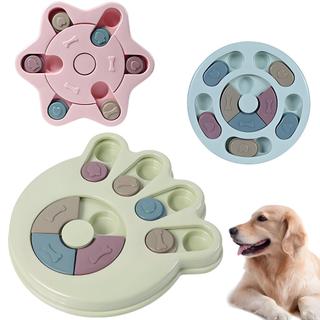 Đồ chơi cho chó - Đồ chơi xếp hình thức ăn cho chó / mèo Đồ chơi xếp hình tương tác chống rung để phân phối chậm cho thú cưng Câu đố điều trị cho chó