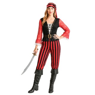 Trang Phục Cosplay Cướp Biển vùng Caribbean cho cặp đôi - Perfect cho tiệc Halloween và biểu diễn sân khấu