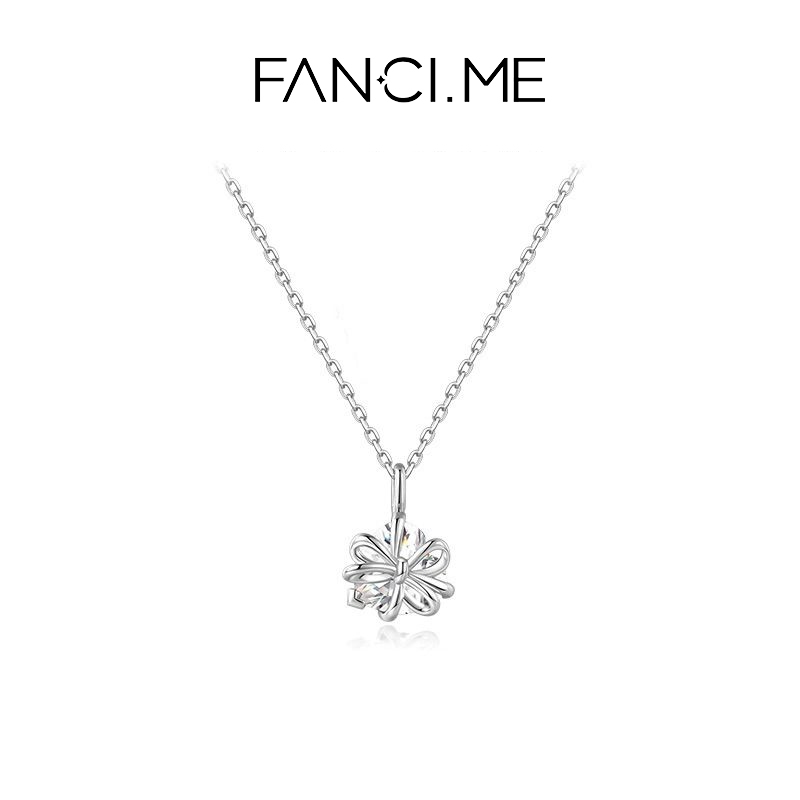FANCIME Bạc Bạc Tinh Tế Vòng Cổ Trái Tim Thời Trang Sang Trọng Lãng Mạn Độc Đáo Thiết Kế Thanh Lịch