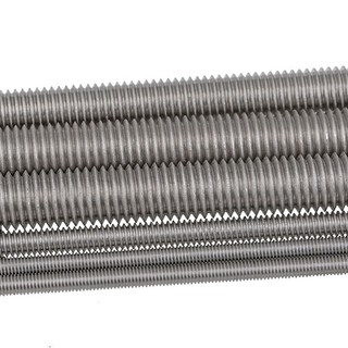 M6 M8 M10 Full Ren Vít Thanh Inox Không Đầu Bu Lông Ren Vít Chiều Dài 20mm ~ 300mm