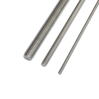 M6 M8 M10 Full Ren Vít Thanh Inox Không Đầu Bu Lông Ren Vít Chiều Dài 20mm ~ 300mm
