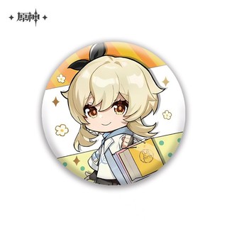 Phụ Kiện cosplay Genshin Impact bao gồm huy hiệu nút và túi trang trí làm quà tặng