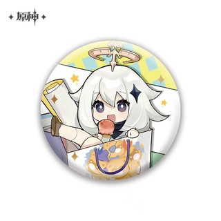Phụ Kiện cosplay Genshin Impact bao gồm huy hiệu nút và túi trang trí làm quà tặng