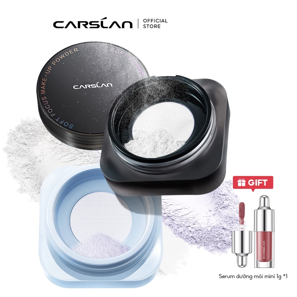Phấn phủ CARSLAN Black Magnet kiềm dầu
