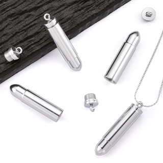 Chai nước hoa được đánh bóng Trang sức bằng thép không gỉ Phụ kiện DIY Mặt dây chuyền chống nước và Colorfast
